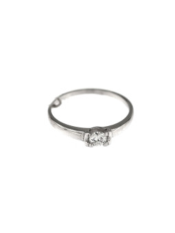 White gold engagement ring with diamond DBBR05-03