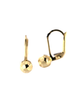 Yellow gold kids earrings BGA07-10-01