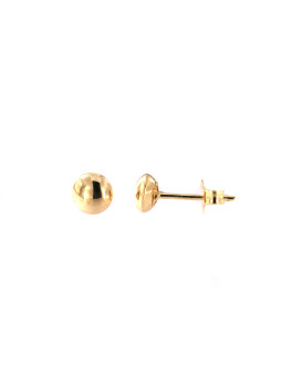 Yellow gold ball stud earrings BGV05-01-05