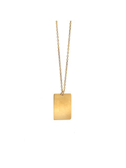 Yellow gold pendant necklace CPG01-04