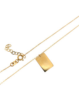 Yellow gold pendant necklace CPG01-04