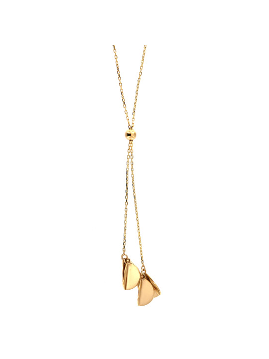 Yellow gold pendant necklace CPG11-08