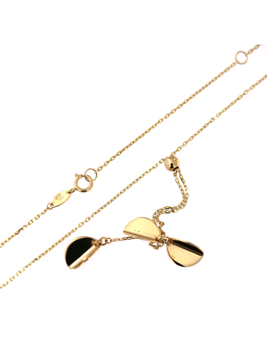 Yellow gold pendant necklace CPG11-08