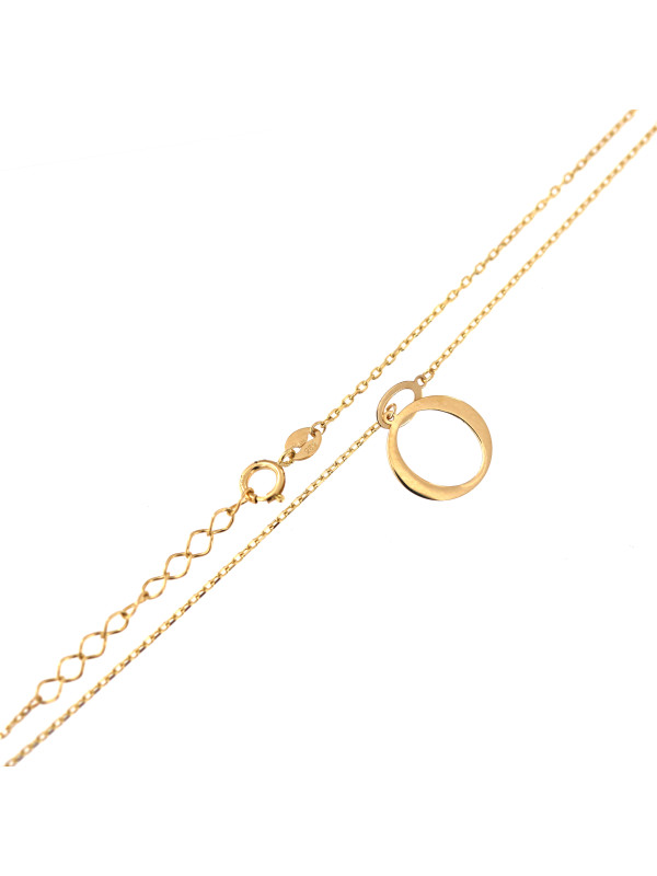 Yellow gold pendant necklace CPG11-09