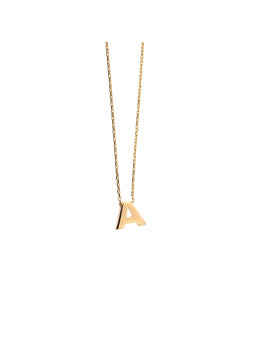 Yellow gold pendant necklace CPG12-A-03