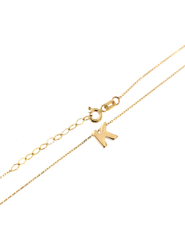 Yellow gold pendant necklace CPG12-K-01