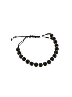 Black string bracelet EGZS07-J-01