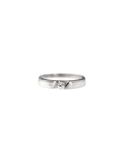 White gold engagement ring with diamond DBBR06-11