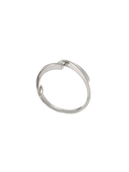 White gold engagement ring with diamond DBBR08-09