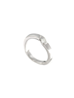 White gold engagement ring with diamond DBBR08-10