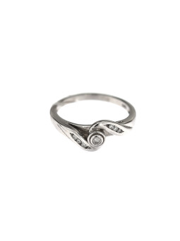 White gold ring with diamonds DBBR09-03