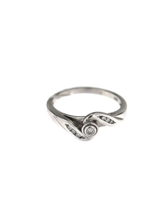 White gold ring with diamonds DBBR09-03
