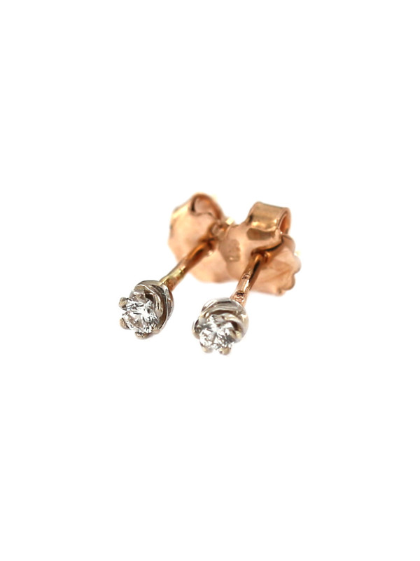 Rose gold diamond earrings BRBR01-02-02