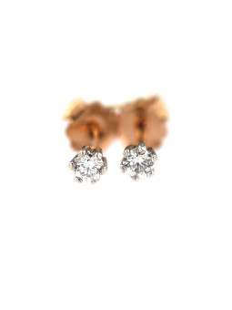 Rose gold diamond earrings BRBR01-03-06-2