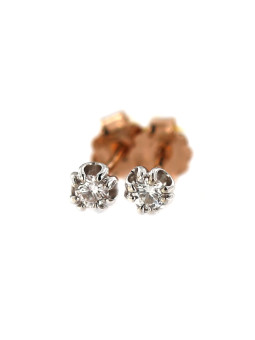 Rose gold diamond earrings BRBR01-04-02