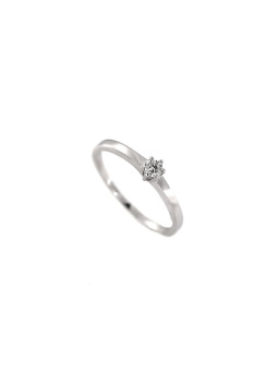 White gold engagement ring with diamond DBBR02-18