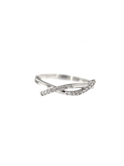 White gold ring with diamonds DBBR09-09