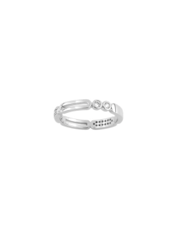 Sterling silver zirconia ring MUR307300.1