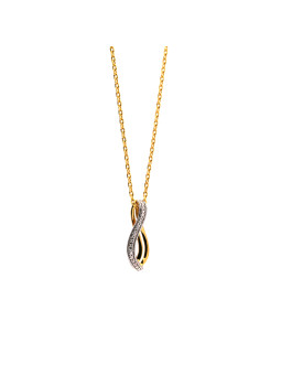 Gold plated brass necklace pendant OEMBACK5040