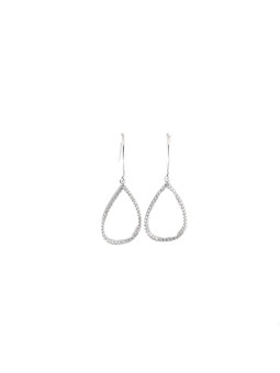 Silver zirconia earrings OEM335661.1