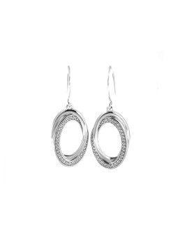 Silver zirconia earrings OEM335759.1