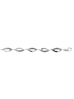 Silver zirconia bracelet OEMASBV27Z18