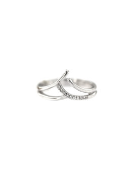 White gold ring with diamonds DBBR09-11