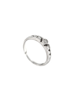 White gold engagement ring with diamonds DBBR10-07