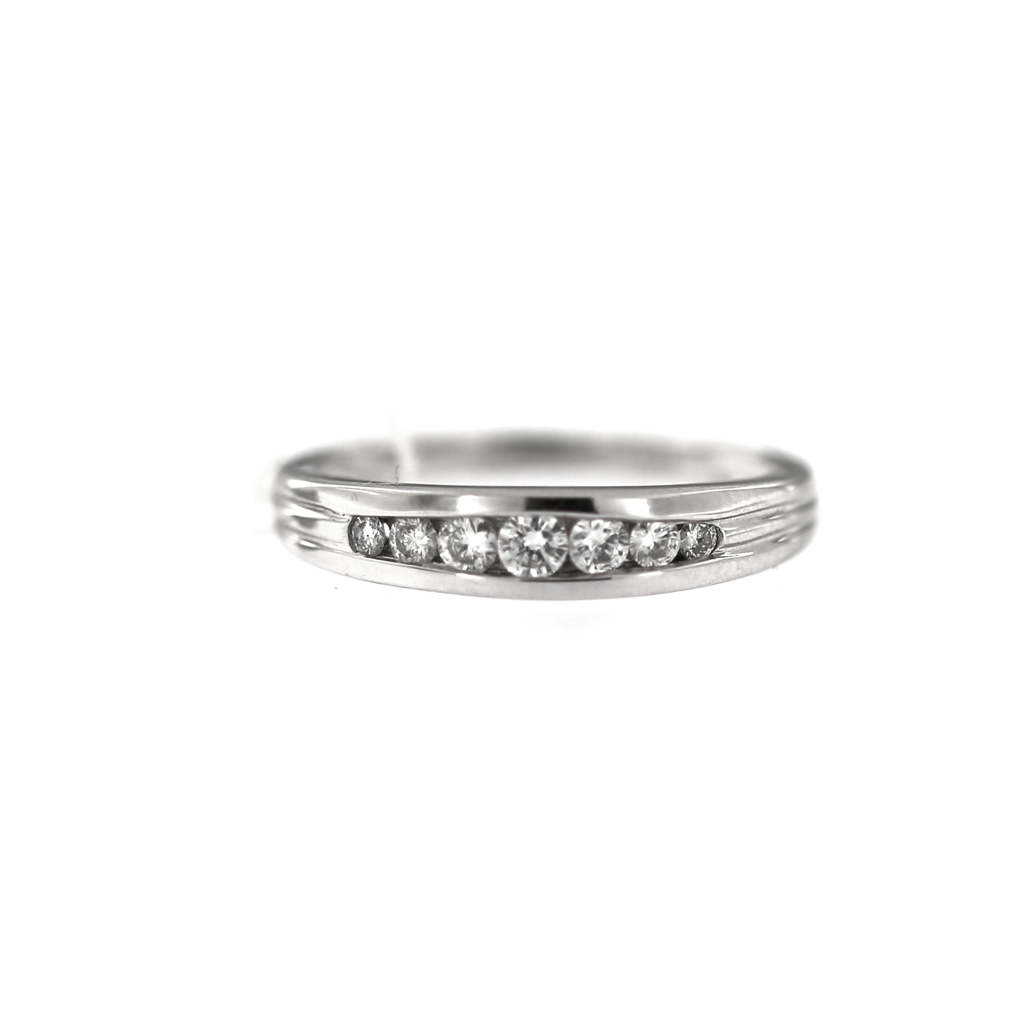 white gold eternity ring diamond