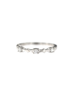 White gold eternity ring with diamonds DBBR12-07