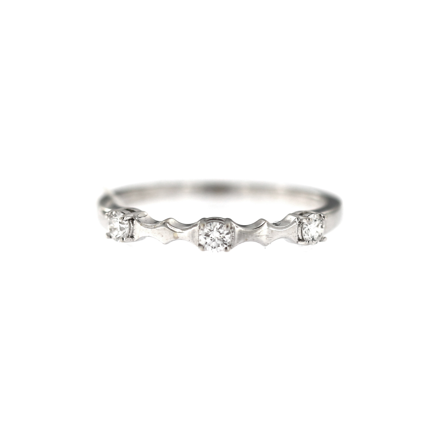 White gold eternity ring with diamonds DBBR12-07