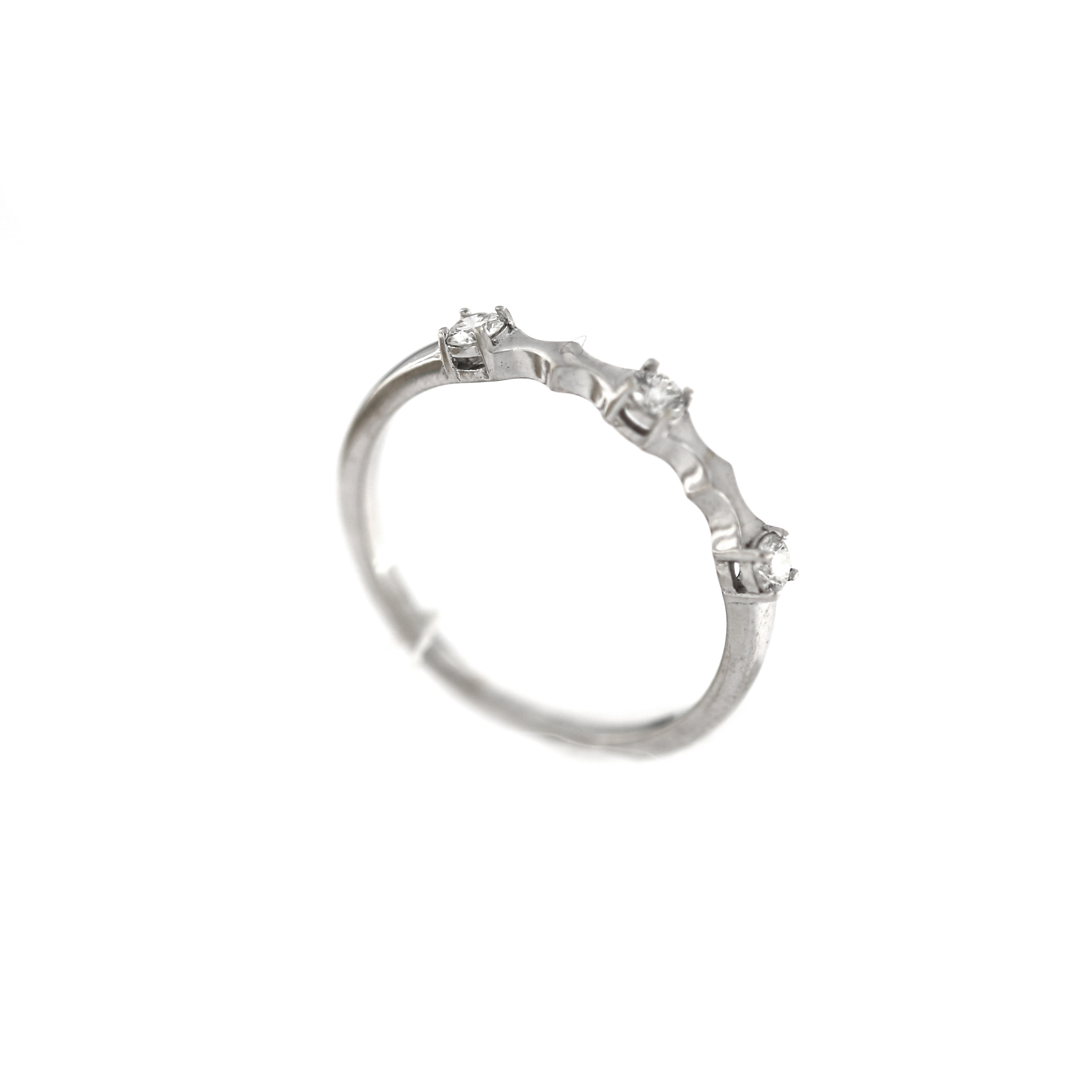 White gold eternity ring with diamonds DBBR12-07