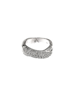 White gold ring with diamonds DBBR13-01