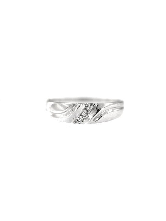 White gold ring with diamonds DBBR13-10