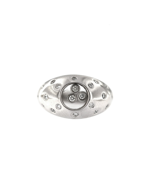 White gold ring with diamonds DBBR13-13