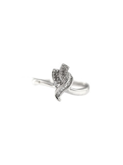 White gold ring with diamonds DBBR13-17