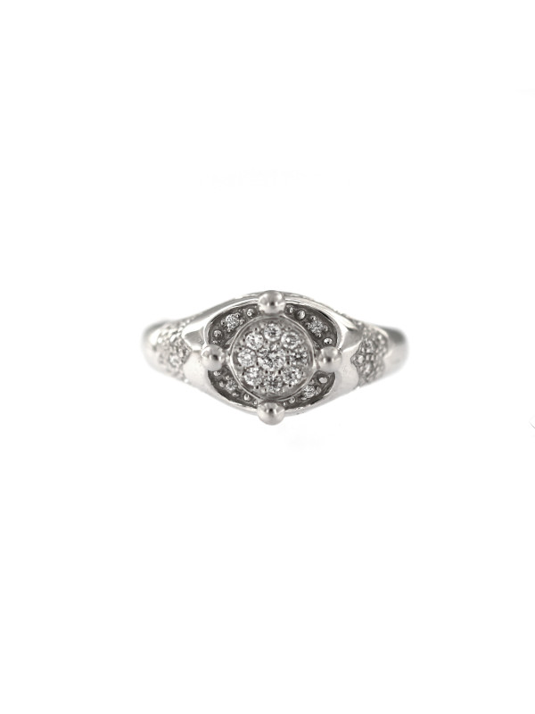 White gold ring with diamonds DBBR13-19