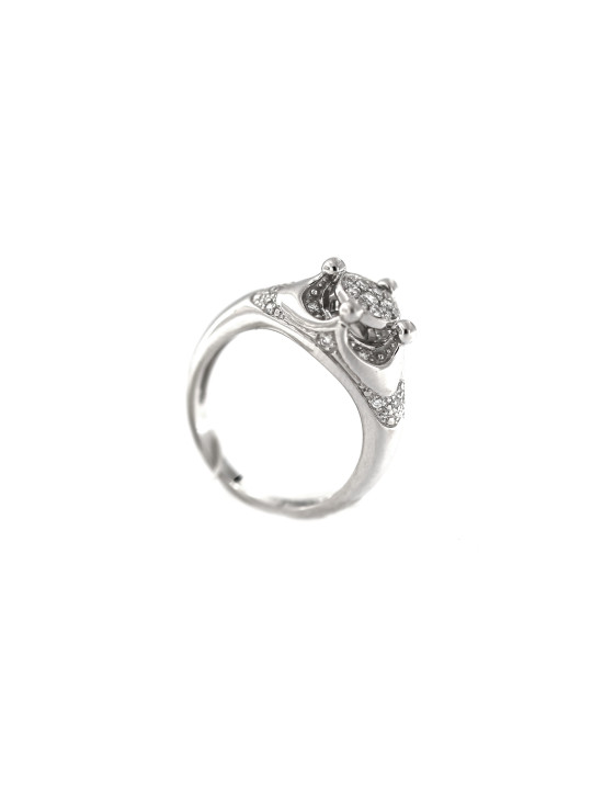 White gold ring with diamonds DBBR13-19