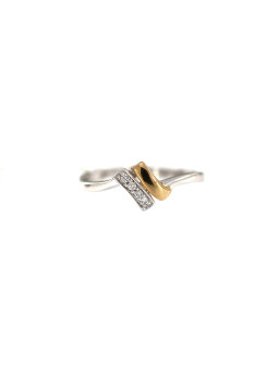 White gold ring with diamonds DBBR13-20