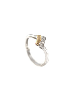 White gold ring with diamonds DBBR13-20