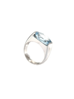 White gold ring with topaz DBBR14-TOP-01