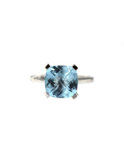 White gold ring with topaz DBBR14-TOP-02