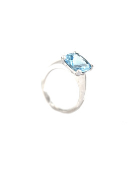 White gold ring with topaz DBBR14-TOP-02