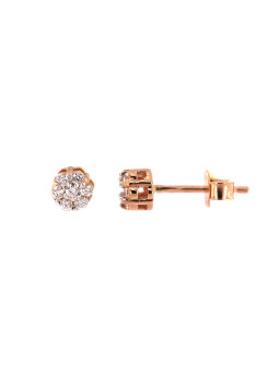 Rose gold diamond earrings BRBR01-03-08