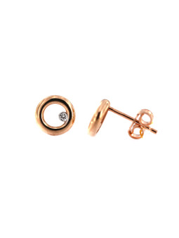 Rose gold diamond earrings BRBR01-10-01