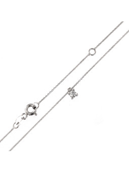 White gold diamond pendant necklace CPBR03-01