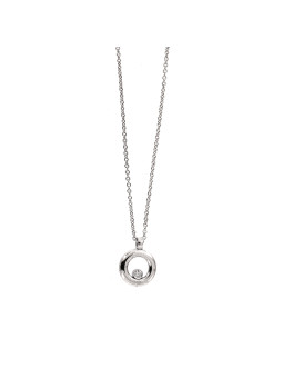 White gold diamond pendant necklace CPBR07-02