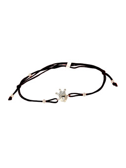 Black string bracelet EBS03-02