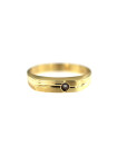 Yellow gold men ring DGV03-02 