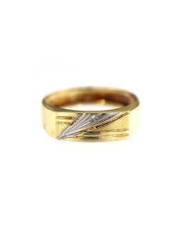 Yellow gold men ring DGV03-01
